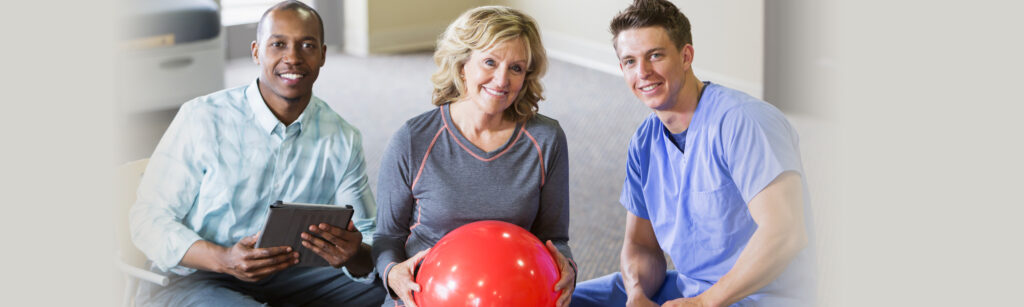 Image: Three occupational therapists posing for the camera