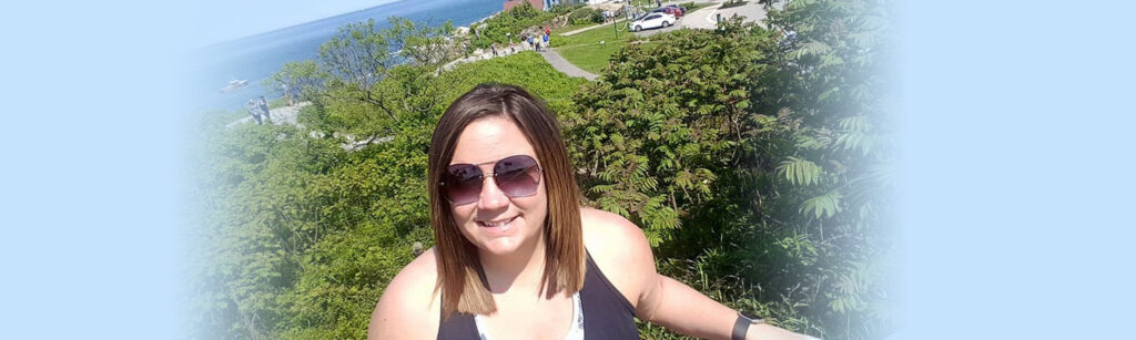Working Tourist: photo of a healthcare professional taking a selfie while traveling