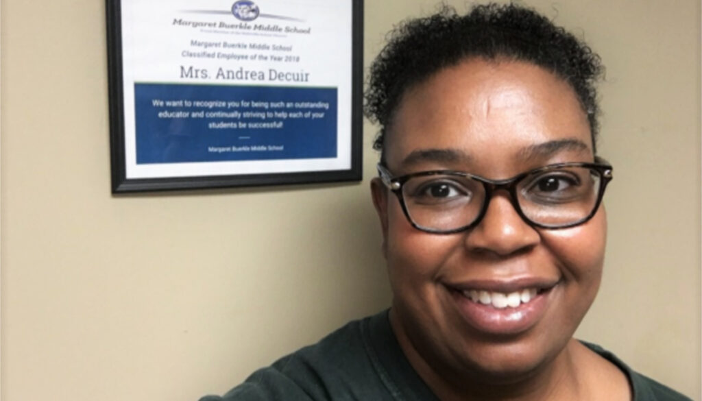 Image: Care More Spotlights Andrea as healthcare employee of the month