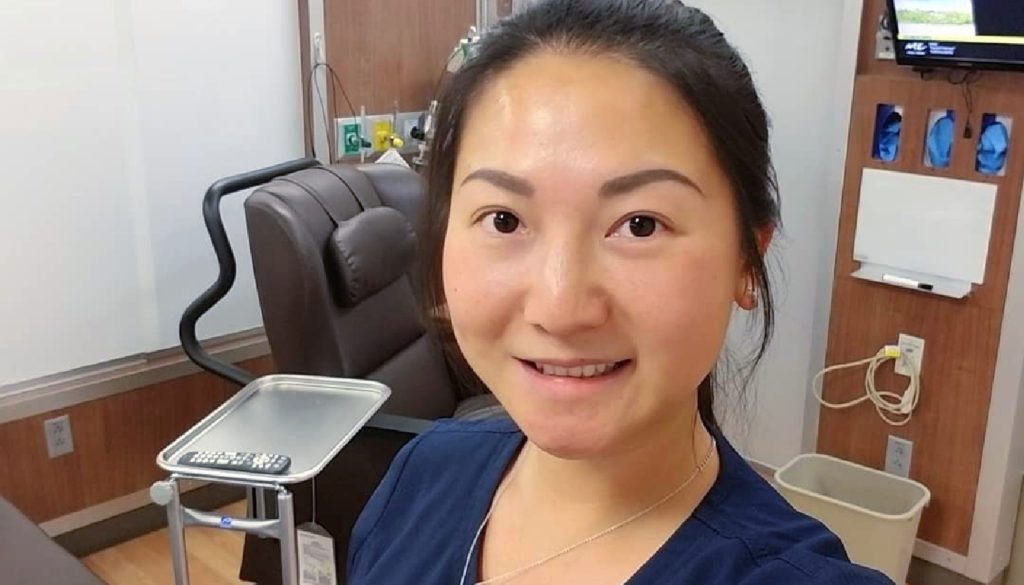 A photo of healthcare professional, Mulan, as a "Care More Spotlight".