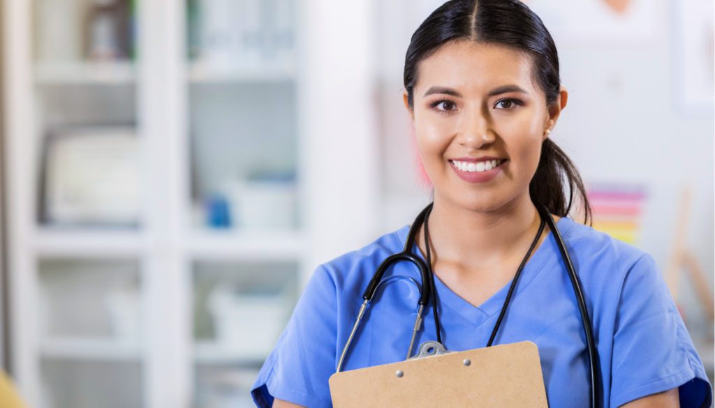 Image: nurse smiling