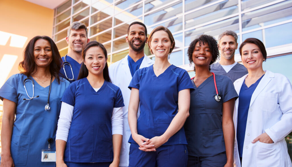 Image: Medical staff smiling
