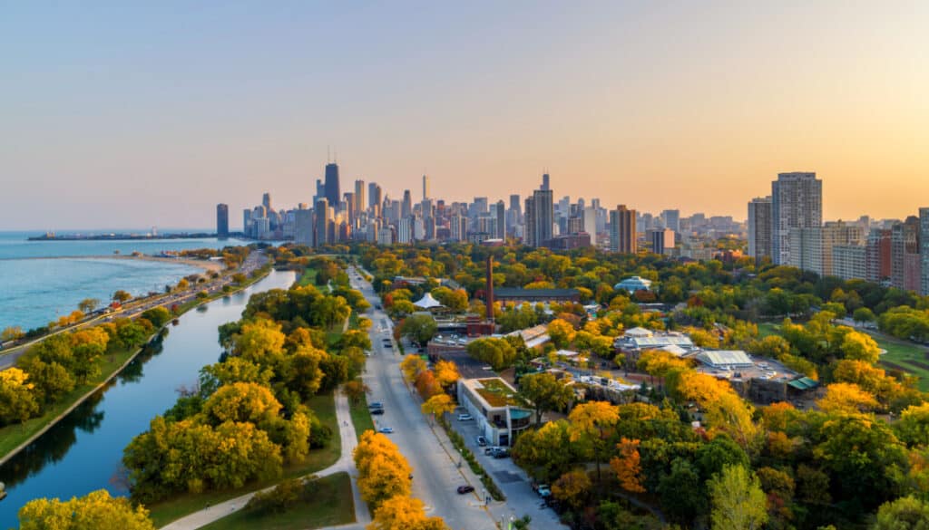 image of Chicago city skyline.