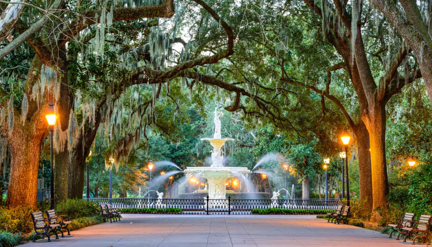 Savannah, georgia - charleston, south carolina.